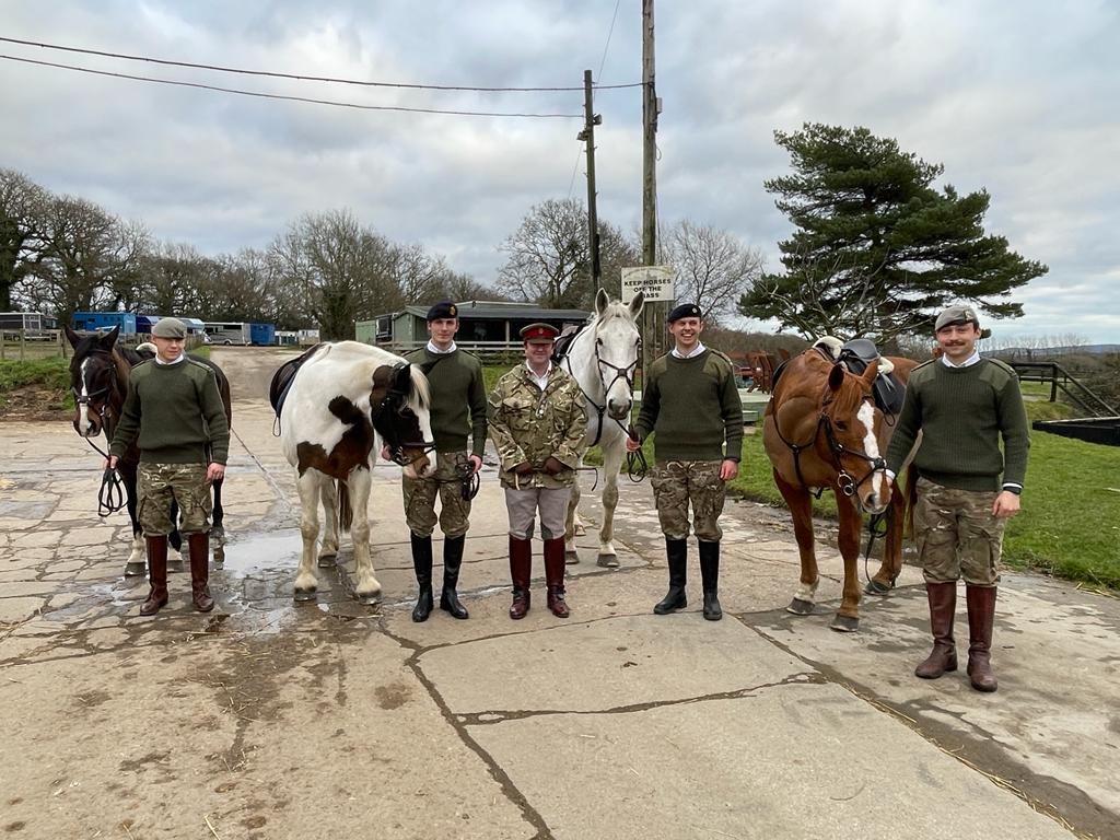 Six troop leaders learn to ride in just 3 months… with only one lesson a week